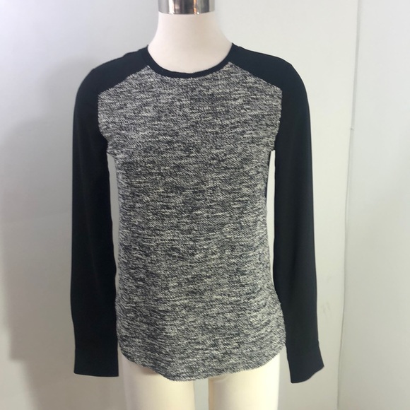 Ann Taylor Tweed and Rayon Blouse - Picture 1 of 7